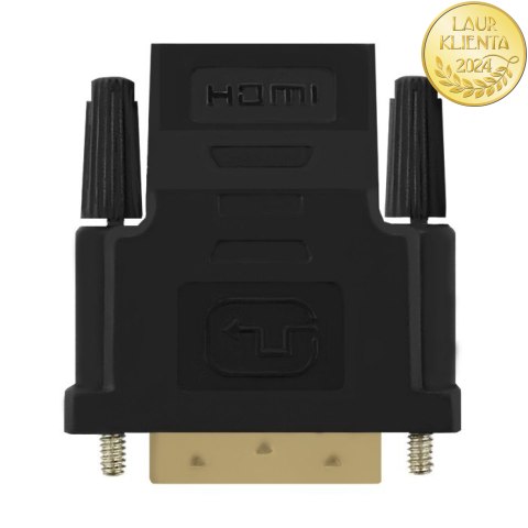 Qoltec Adapter HDMI A żeńska | DVI (24+1) męska
