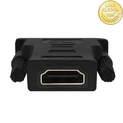 Qoltec Adapter HDMI A żeńska | DVI (24+1) męska