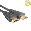 Qoltec Kabel HDMI v1.4 | High Speed | Ethernet | 4K | 30Hz | GOLD | 2m