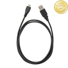 Qoltec Kabel USB A męski | micro USB B męski | 1m