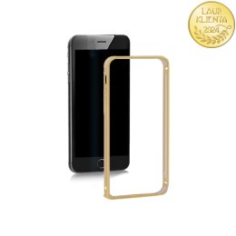 Qoltec Ramka ochronna na Apple iPhone 6 | złota | aluminiowa