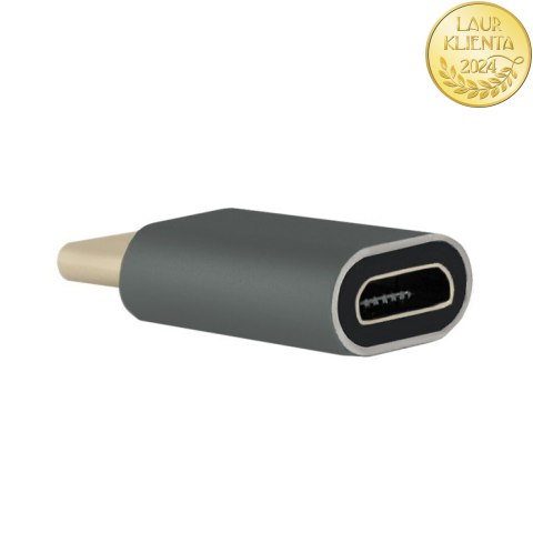 Qoltec Adapter przejściówka USB-C 3.1 | Micro USB | MHL | Aluminiowy