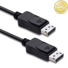 Qoltec DisplayPort v1.2 męski | DisplayPort v1.2 męski | 5K | 2m