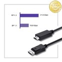 Qoltec DisplayPort v1.2 męski | HDMI męski | 5K | 1m