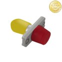 Qoltec Adapter hybrydowy FC/UPC - ST/UPC | Simplex | Singlemode