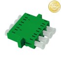 Qoltec Adapter światłowodowy LC/APC | Quad | Singlemode