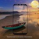 Qoltec Hartowane szkło ochronne PREMIUM do Samsung Galaxy A3 2017 | CZARNE