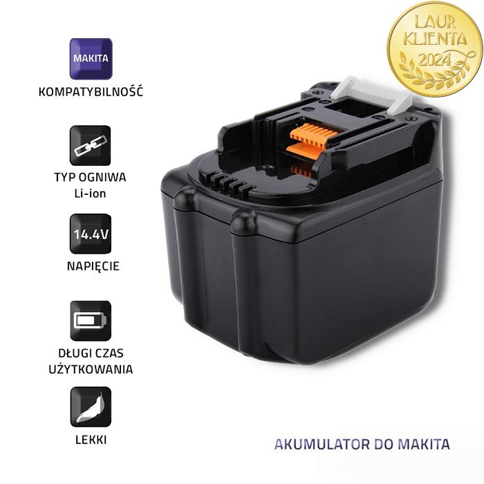 Qoltec Akumulator do MAKITA BL1430 | 14.4V