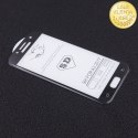 Qoltec Hartowane szkło ochronne PREMIUM do Samsung Galaxy A3 2017 | 5D | CZARNE | PEŁNE