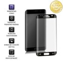 Qoltec Hartowane szkło ochronne PREMIUM do Samsung Galaxy S6 edge | CZARNE