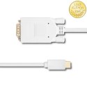 Qoltec Kabel USB 3.1 typ C męski/ VGA męski | FULL HD | Alternate mode | 1m