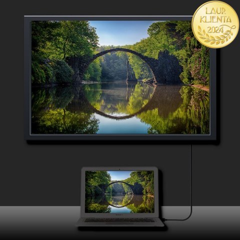 Qoltec DisplayPort v1.4 męski | DisplayPort v1.4 męski | 8K | 2m