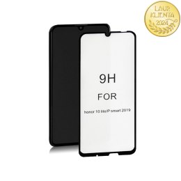 Qoltec Hartowane szkło ochronne PREMIUM do Huawei P Smart 2019 | 6D | Czarne | Pełne