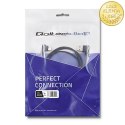 Qoltec Kabel USB typ C męski | USB 2.0 A męski | 1m