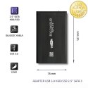 Qoltec Obudowa | kieszeń do dysków HDD SSD 2.5" SATA3 | USB 3.0 | Czarny