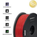 Qoltec Profesjonalny filament do druku 3D | ABS PRO | 1.75mm | 1kg | Red