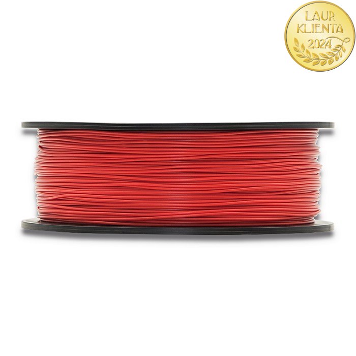 Qoltec Profesjonalny filament do druku 3D | PLA PRO | 1.75mm | 1kg | Red
