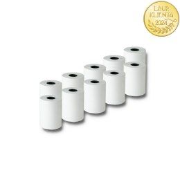 Qoltec Rolka termiczna 57 x 15 | 55g/m2 | 10szt. | BPA free