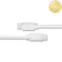 Qoltec Kabel USB 2.0 typ C męski | USB 2.0 typ C męski | 1.4m | Biały
