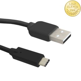 Qoltec Kabel USB 3.1 typ C męski | USB 2.0 A męski | 1.8m