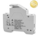 Qoltec Podstawa bezpiecznikowa z diodą + bezpiecznik DC| 1P|1000V |20A |10x38 |solar