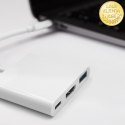 Qoltec Hub Adapter USB-C 3.1 3w1 | USB 3.0 | HDMI 4K | USB-C 3.1 PD 100W