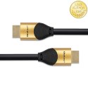 Qoltec Kabel HDMI v2.1 Ultra high speed 8K | 60Hz | 30AWG | GOLD | 1m