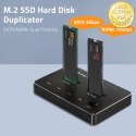 Qoltec Stacja dokująca dysków SSD M.2 | NVMe| SATA | USB-C | DUAL 2 x 2TB