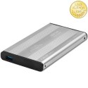 Qoltec Aluminiowa Obudowa | kieszeń do dysków HDD SSD 2.5" SATA3 | USB 3.0 | Srebrny