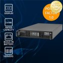 Qoltec Zasilacz awaryjny UPS do RACK | 2.4kVA | 2400W | Power Factor 1.0 | LCD | EPO | USB | On-line