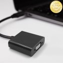 Qoltec Adapter przejściówka USB-C 3.1 do VGA | Full HD 1080P