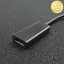 Qoltec Adapter USB-C 3.1 do Displayport | 4K | 23cm