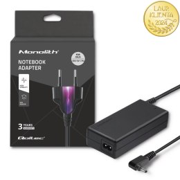 Qoltec Zasilacz do laptopa Asus 33W | 19V | 1.75A | 4.0*1.35 | +kabel zasilający