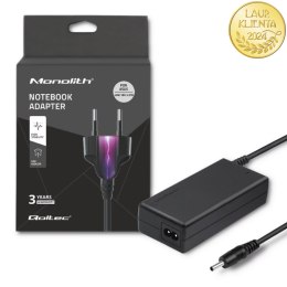 Qoltec Zasilacz do laptopa Asus 45W | 19V | 2.37A | 3.0*1.0 | +kabel zasilający