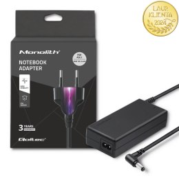 Qoltec Zasilacz do laptopa Asus 65W | 19V | 3.42A | 5.5*2.5 | +kabel zasilający