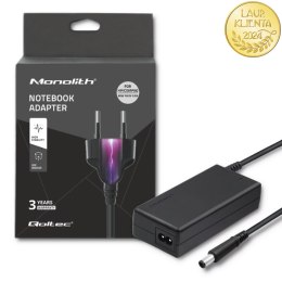 Qoltec Zasilacz do laptopa HP CQ 65W | 18.5V | 3.5A | 7.4*5.0+pin | +kabel zasilający