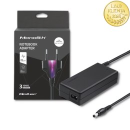 Qoltec Zasilacz do laptopa Samsung 90W | 19V | 4.74A | 5.5*3.5+pin | +kabel zasilający