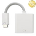 Qoltec Adapter Mini Displayport DVI na DVI (24+5) | Full HD | 0.16m