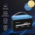 Qoltec Akumulator LiFePO4 Litowo-Żelazowo-Fosforanowy | 12.8V | 100Ah | 1280Wh | BMS