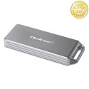 Qoltec Mini Aluminiowa Obudowa | Kieszeń na dysk M.2 SSD | NVMe | PCIe | USB 3.1 | Super speed 10Gb/s | 2TB | Srebrna