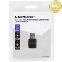 Qoltec Bezprzewodowy Ultra szybki DUAL mini WiFi adapter 2 x 2dBi | Standard AC | USB 3.0 | 1300Mbps