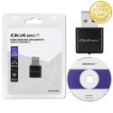 Qoltec Bezprzewodowy Ultra szybki mini adapter NANO WiFi | Standard N | USB 2.0 | 300Mbps