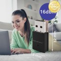 Qoltec Bezprzewodowy Ultra szybki mini adapter WiFi | Standard AC | BT 4.0 | USB 2.0 | 600Mbps