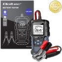 Qoltec Cyfrowy tester akumulatora z wyświetlaczem LCD | 12V | 24V | 3Ah-250Ah