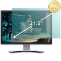 Qoltec Filtr światła niebieskiego 21.5" | 16:9 | Ochrona wzroku | Anti Glare | Matowy | na monitor