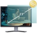 Qoltec Filtr światła niebieskiego 23" | 16:9 | Ochrona wzroku | Anti Glare | Matowy | na monitor