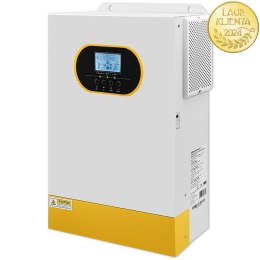 Qoltec Hybrydowy inwerter solarny Off-Grid 5.5kVA| 5.5kW | 100A | MPPT | LCD | BMS | Sinus