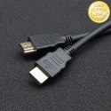 Qoltec Kabel HDMI v1.4 | High speed | 4K | 30Hz | 30AWG | GOLD | 1.5m