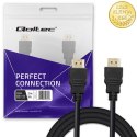 Qoltec Kabel HDMI v1.4 | High speed | 4K | 30Hz| 30AWG | GOLD | 2m