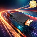 Qoltec Kabel HDMI| Micro HDMI | High speed| 4K | 30Hz | GOLD| 1m